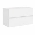 Mueble de Baño Blanco 80x38,5x45 cm en Madera Contrachapada