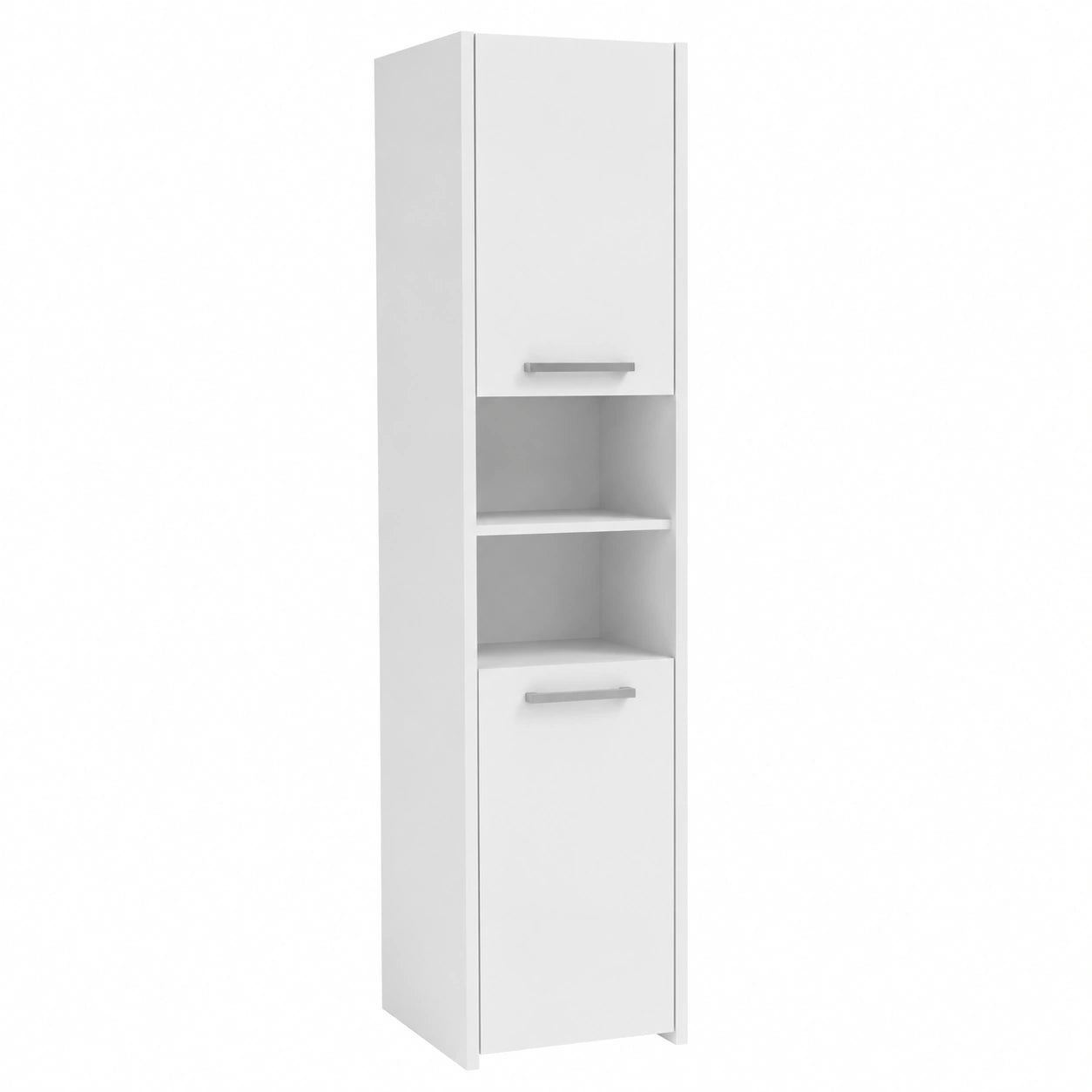 Armario para baño moderno, 5 colores, blanco, 170x40x30 cm