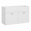 Mueble de Baño Blanco Brillante con Almacenamiento 90x38,5x46 cm