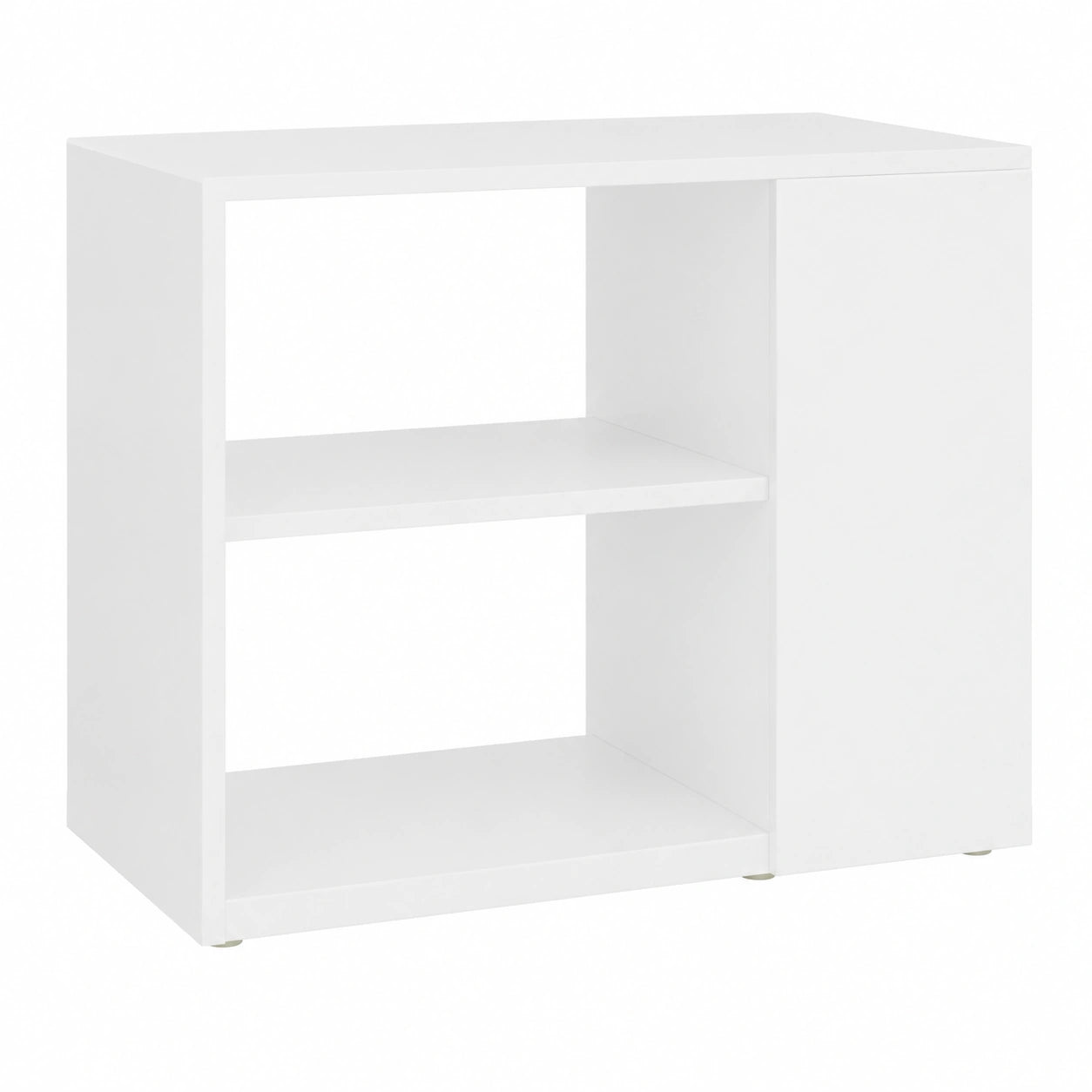 Armario Auxiliar Blanco de Madera para Salón y Dormitorio 60x30x50 cm