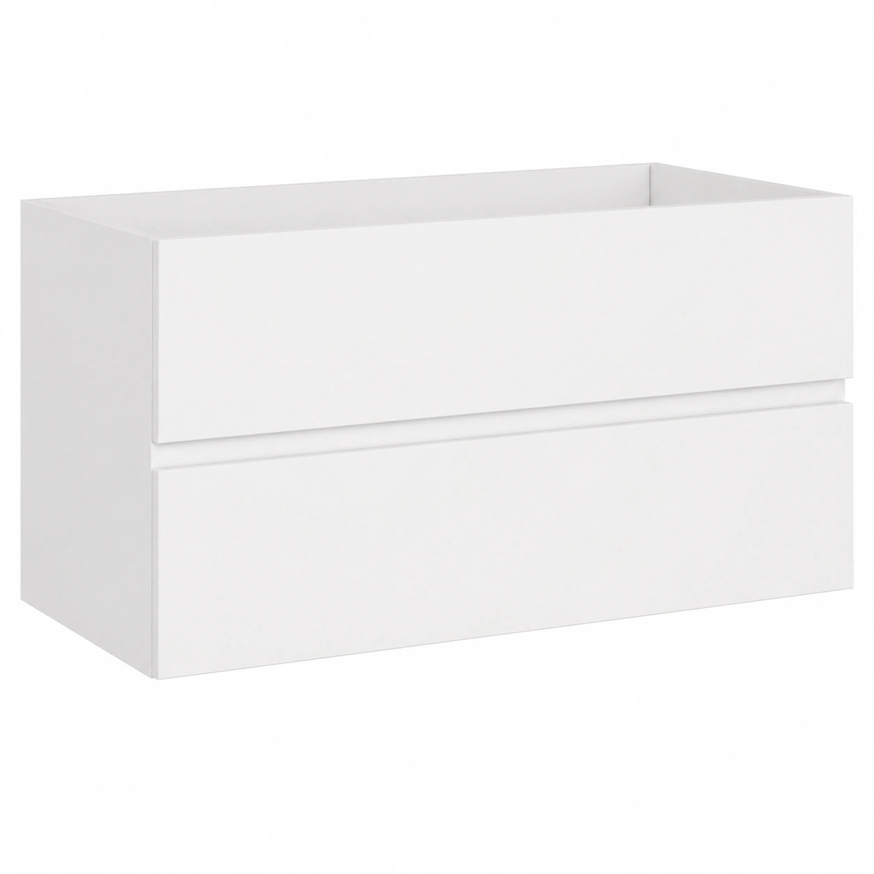 Armario Bajo Lavabo Blanco de Madera Contrachapada, 90x38,5x45 cm