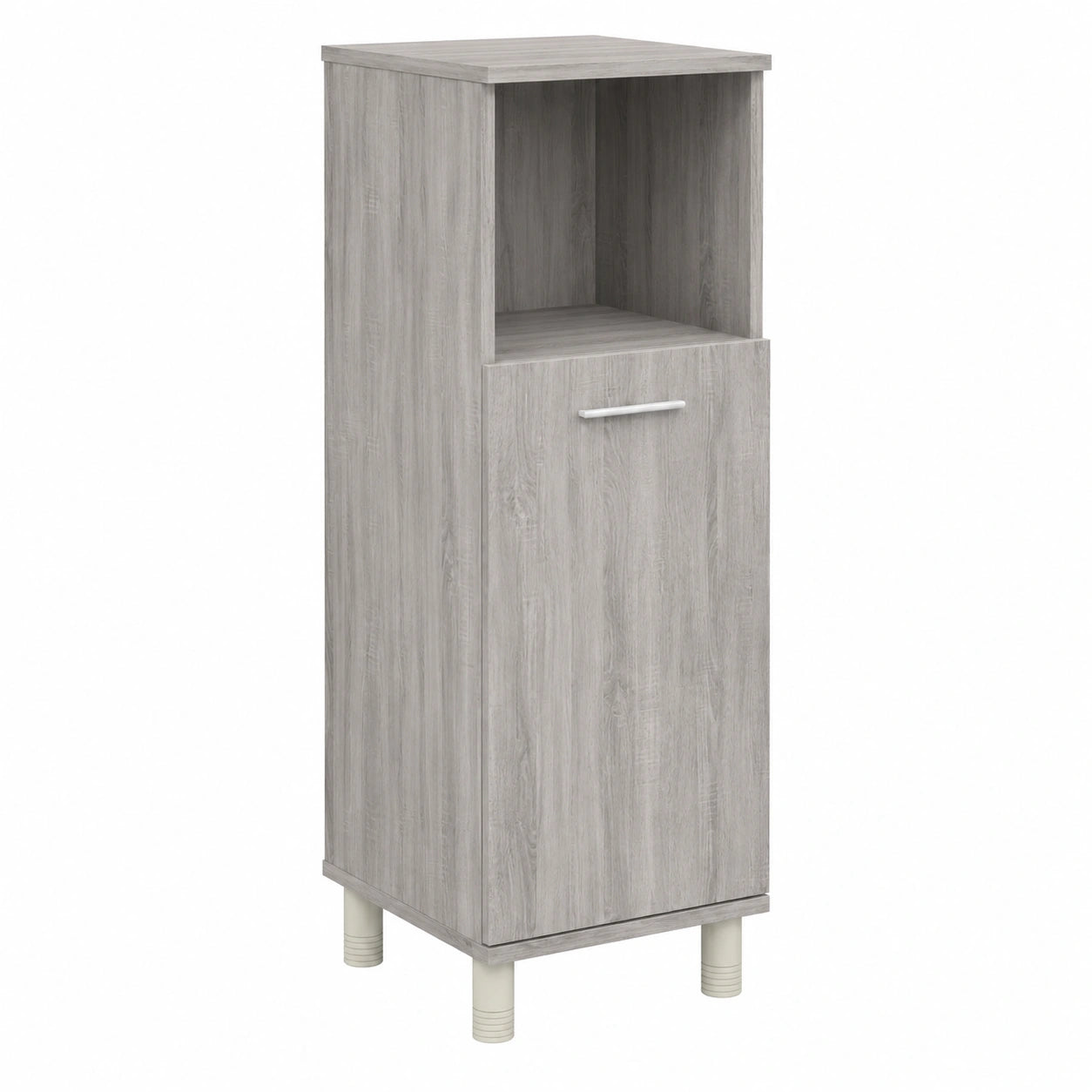 Armario de Baño Gris Sonoma de Madera con Almacenamiento
