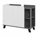 Armario bajo lavabo Vicco Karen, 80x65 cm, antracita/blanco, 2 puertas, almacenamiento eficiente
